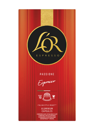 4057886 L'OR Passione Rossa Espresso NCC x 10 caps, 52g 1 Hero Image